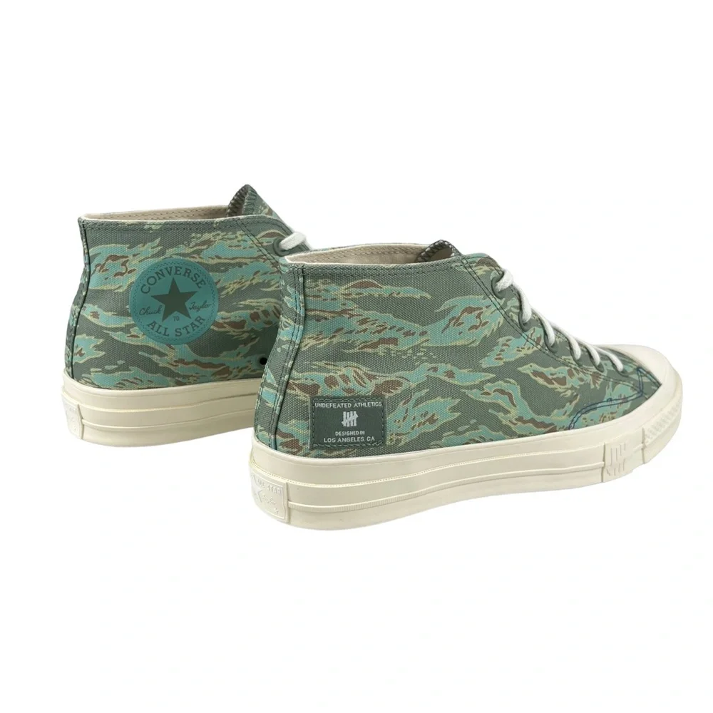 Converse Chuck All Star‎ x Undefeated Men 10.5 Women 12.5 Tiger Camo Mid Sneaker